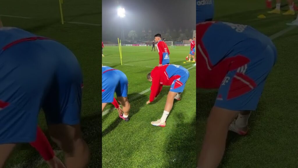 DALEY BLIND FIRST TRAINING FOR BAYERN MÜNCHEN IN DOHA erste einheit für blinddaley 👋 servusdale