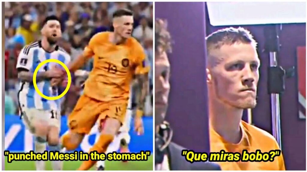 FIFA has released a video explaining why Lionel Messi is angry with Wout Weghorst