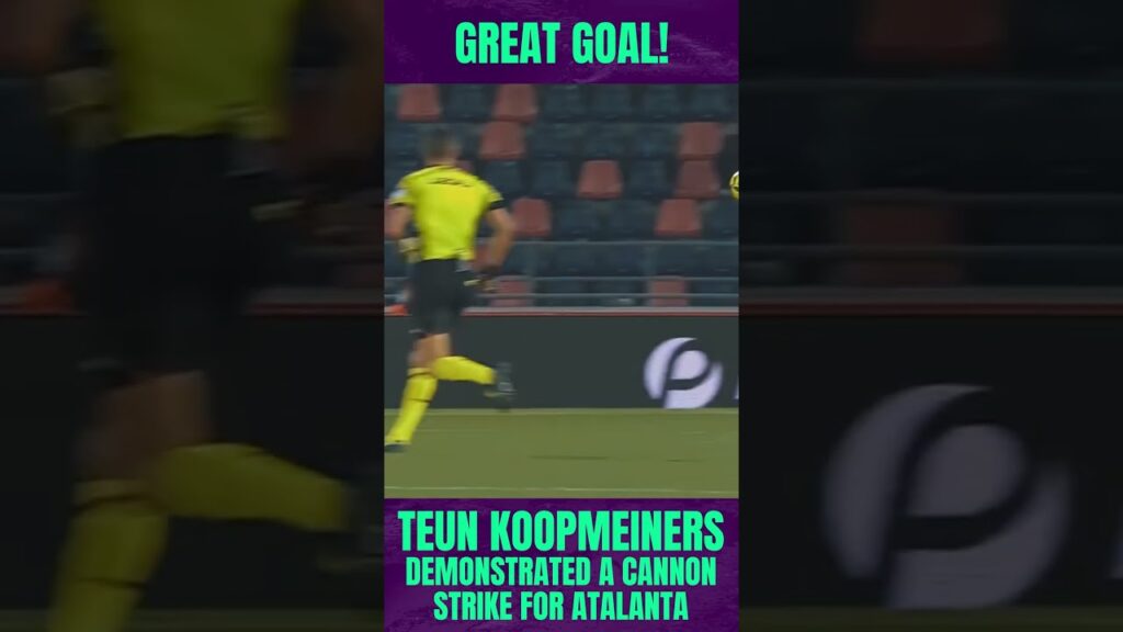 Teun Koopmeiners demonstrated a cannon strike for ATALANTA!!! 🚀🎯⚽