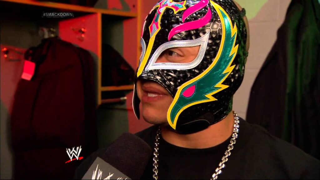 Ricardo interviews Rey Mysterio