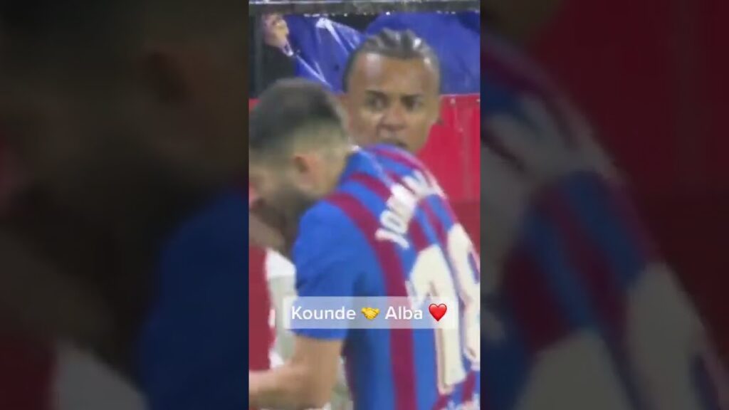Koundé y Jordi Alba, de enemigos a mejores amigos | #shorts