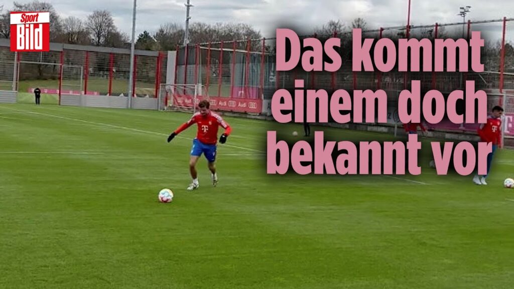 FC Bayern: Thomas Müller kopiert legendäres Lewandowski-Video | Viral daneben