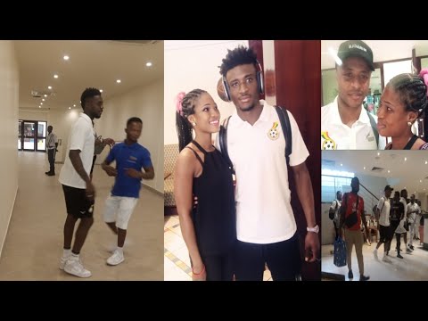 Unforgettable moment with kudus and the black star team. memorable moment.