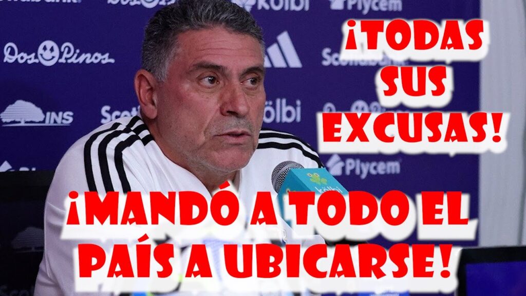 ¡MANDÓ AL PAÍS A UBICARSE! Todas las EXCUSAS de Luis Fdo. Suárez tras el PÉSIMO NIVEL de Costa Rica