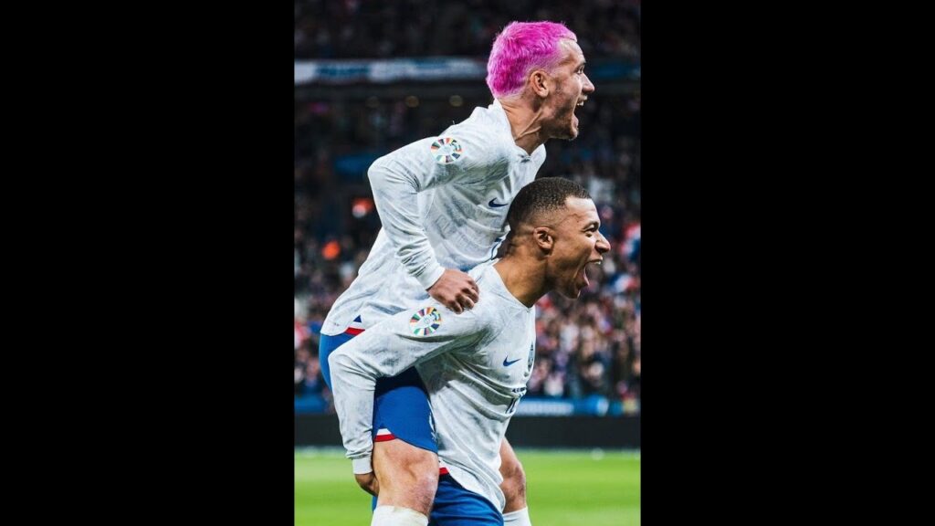 Kylian Mbappé & Antoine Griezmann #friends #France #celebration #goal #euro2024