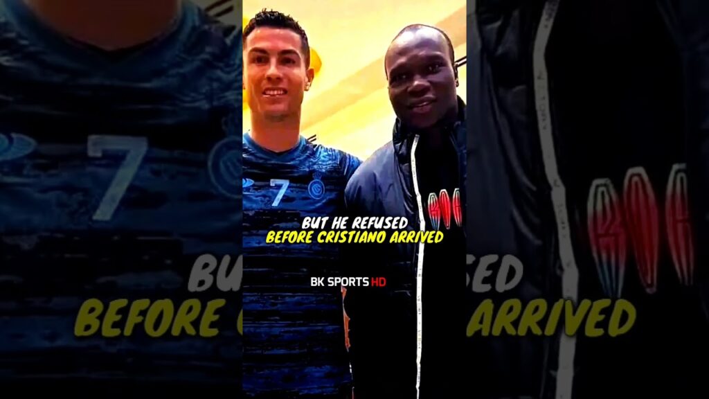 Cristiano Ronaldo asked Vincent Aboubakar to stay at Al Nasr #cr7