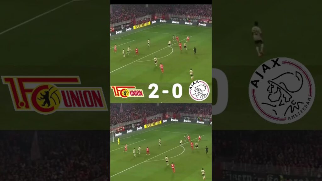 #Shorts Juranovic raised the score(Union Berlin 3 - 1 Ajack) Europa League