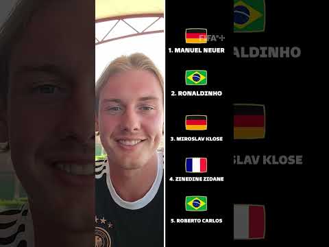 Introducing, Julian Brandt's 5 WC heroes 🤩 | #FIFAWorldCup #Qatar2022