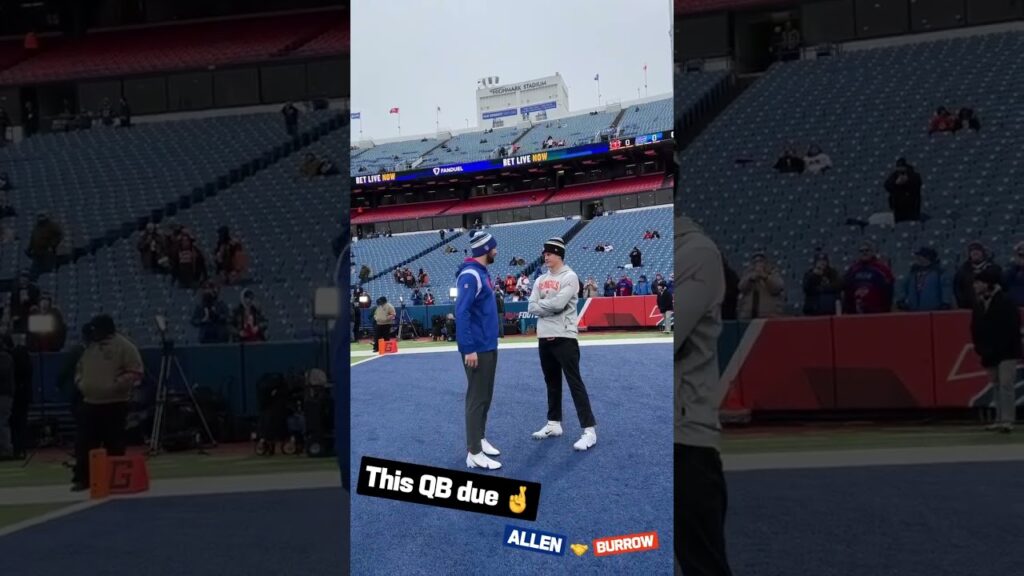 Joe Burrow and Josh Allen are ready to battle #shorts