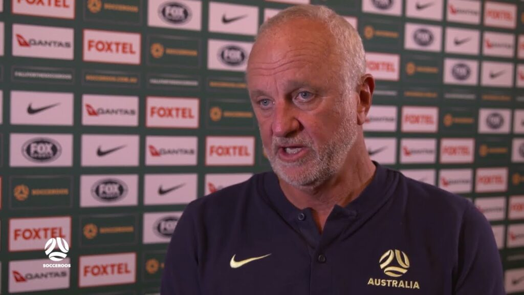 Graham Arnold 'very proud' of Socceroos performance | Interview | Australia v Chinese Taipei