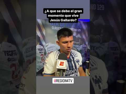 #rayados ¿A qué se debe el gran momento de Jesús Gallardo? #shorts