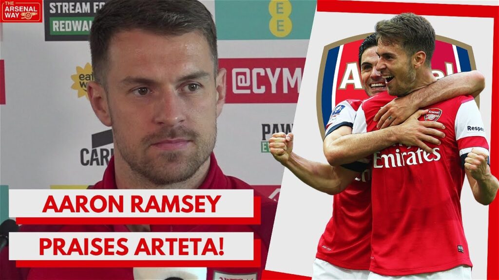 "FANS DESERVE IT" Aaron Ramsey Hails Mikel Arteta & Hopes Arsenal Win Premier League Title ❤ | VIDEO