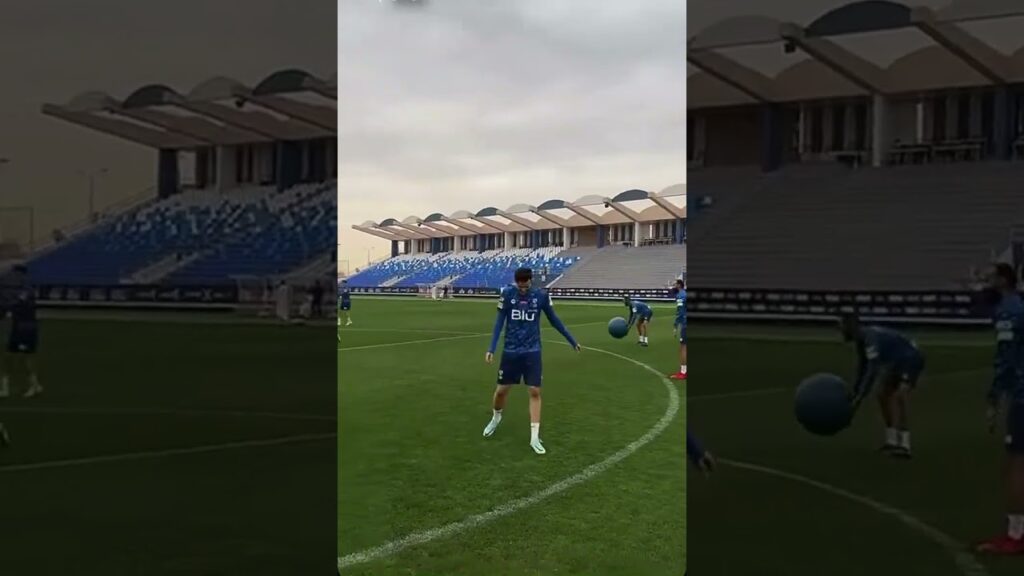 سعود عبدالحميد في التمارين