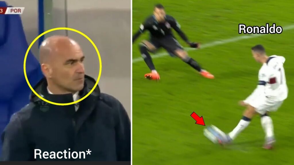 Portugal Coach Martinez reaction to Cristiano Ronaldo vs Luxembourg!! 👀🇵🇹🇱🇺