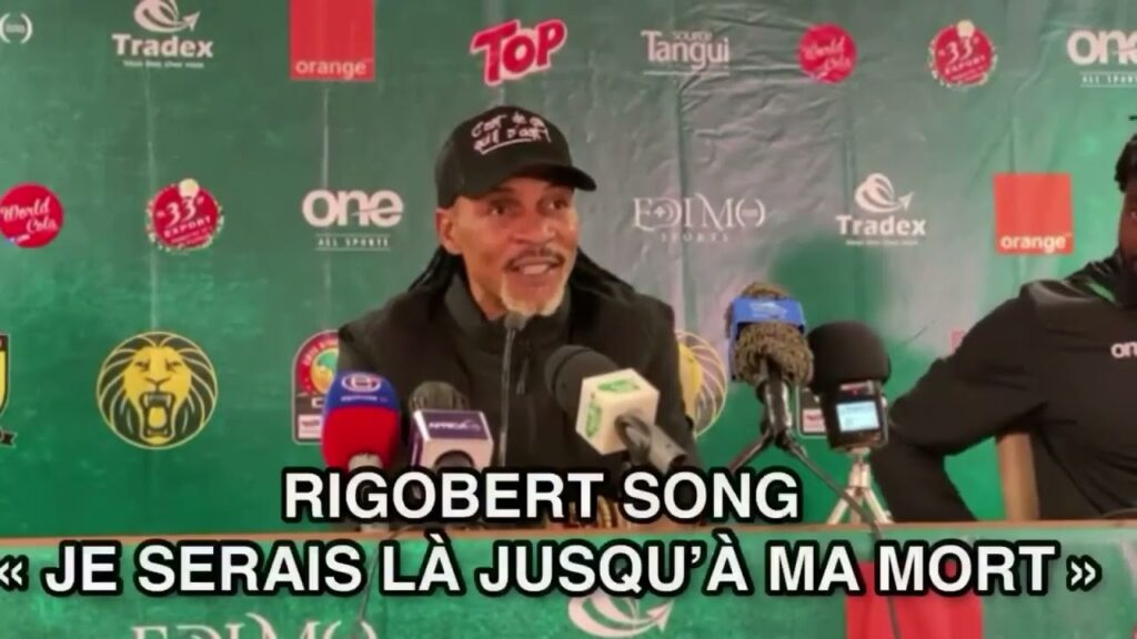 Rigobert Song annonce qu’il sera sélectionneur des Lions indomptables jusqu’à la mort