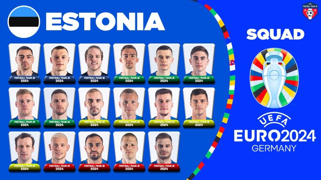 ESTONIA SQUAD EURO 2024 QUALIFIERS | UEFA EURO 2024