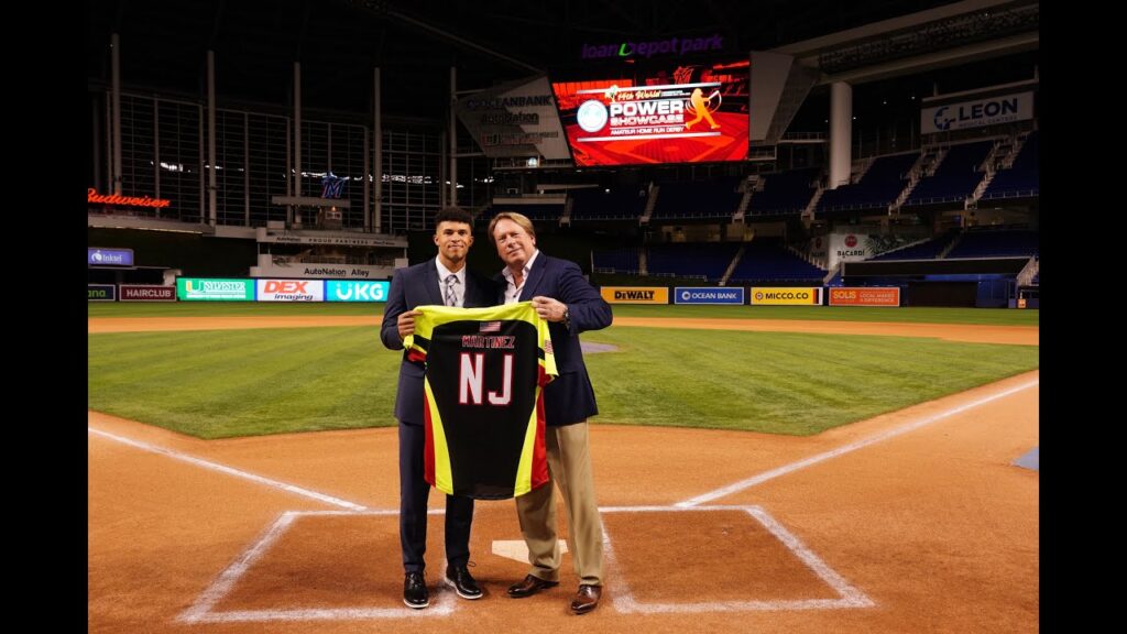 Top New Jersey Prospect (2022) Carlos Martinez 14th World POWER SHOWCASE loanDepot Park Nov 2021 FL.