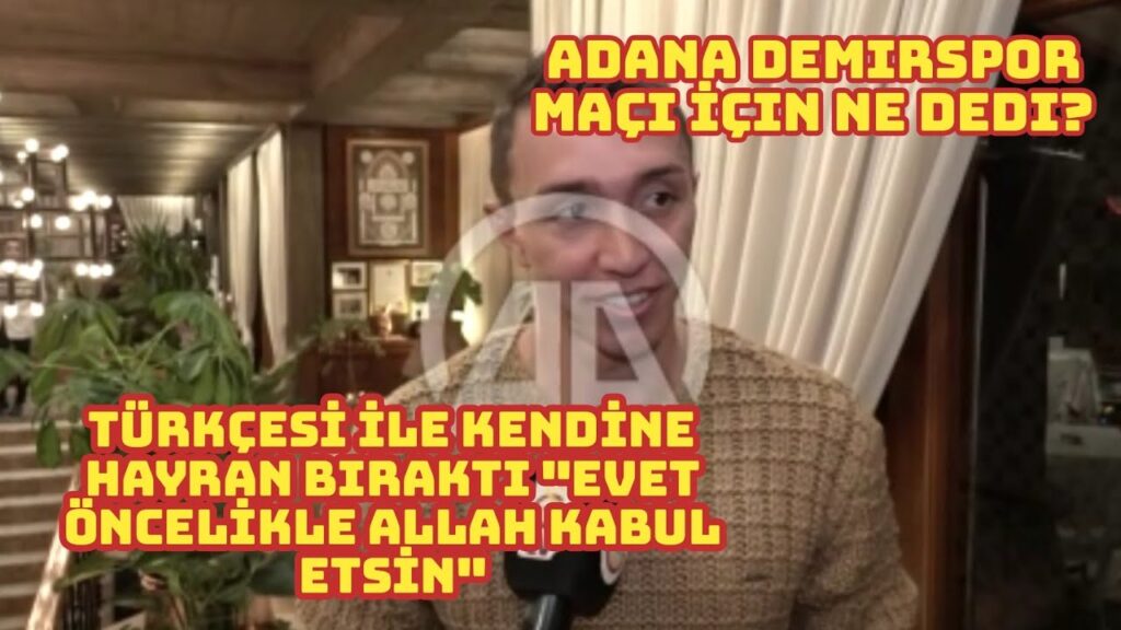 Fernando Muslera'dan Türkçe "Allah Kabul Etsin" Adana Demirspor Maçını Değerlendirdi / Galatasaray