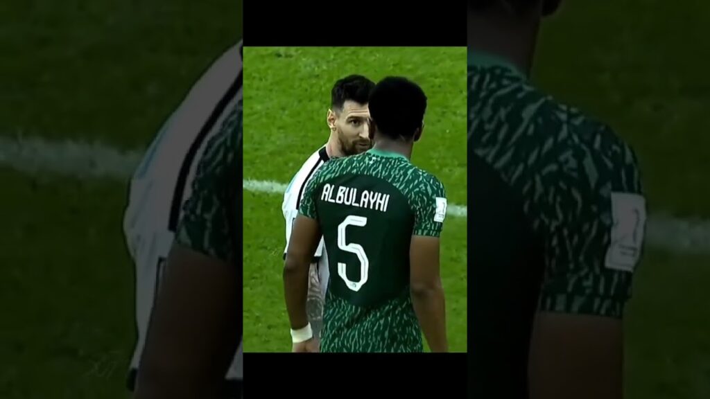 ماذا قال لاعب السعودي علي بليهي لي ليونيل ميسي