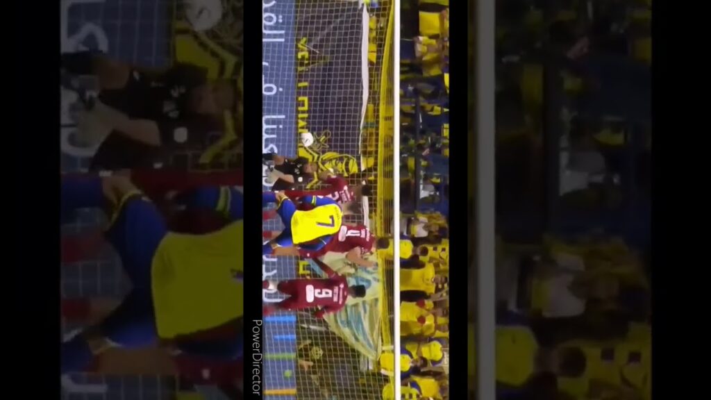 Freekick Goal Cristiano Ronaldo 🔥 | Al Nassr Vs Abha 2 - 1 #shorts #cristianoronaldo #freekick