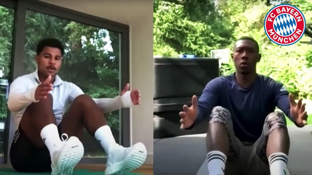 Treble Winners Gnabry, Alaba & Co. sweating at Cyber Training | FC Bayern