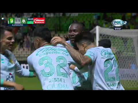 Gol de Ángel Mena | León vs Santos | Liga BBVA MX - Grita México A21 - Jornada 6