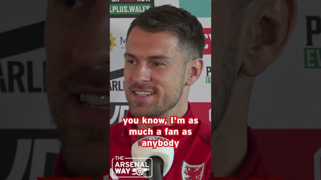 "OF COURSE!" 😍 | Aaron Ramsey Hopes Arsenal WIN The Premier League Title This Season 🏆 #Shorts