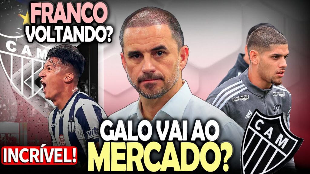 😲 MUDANÇA NA LATERAL DO GALO? 🚨 ALAN FRANCO VOLTANDO AO ATLÉTICO? 🤑 CAETANO MITOU NOVAMENTE! #galo