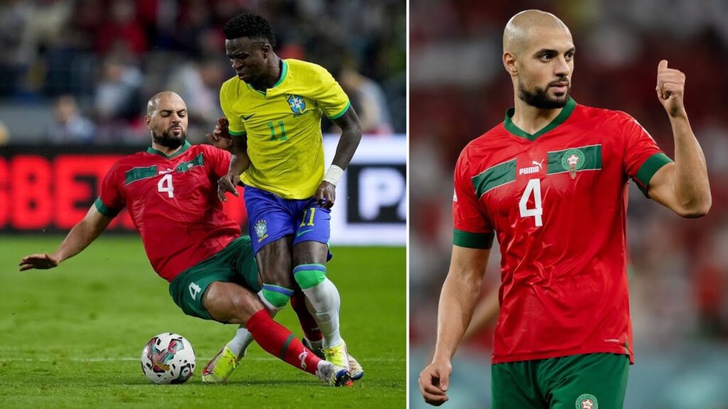 Sofyan Amrabat vs Brazil || Morocco 2-1 Brazil || 25/03/2023