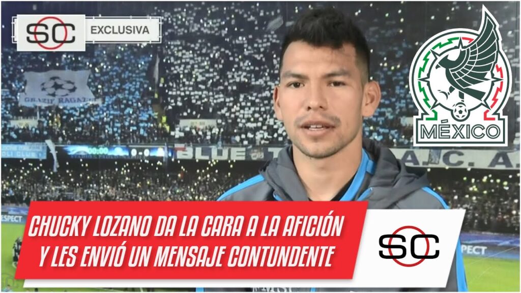 CHUCKY LOZANO RESPONDIÓ por los abucheos a la selección mexicana en el Estadio Azteca | SportsCenter
