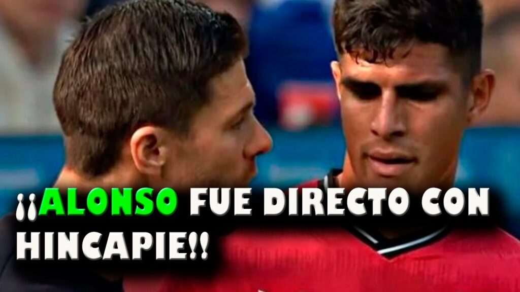 XAVI ALONSO se REFIRIO a PIERO HINCAPIE en LAS DECLARACIONES del DIA DE HOY ante LOS MEDIOS ALEMANES