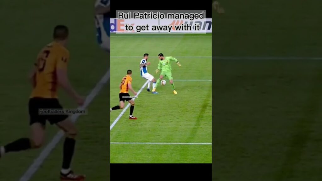 Rui Patricio almost embarrassed himself😂