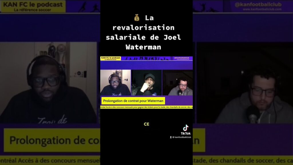 💰 La revalorisation salariale de Joel Waterman ▶️ patreon.com/kanfootballclub #mls #cfmontreal