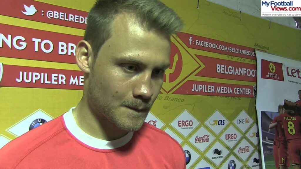 Simon Mignolet pre Belgium v USA - 30 6 2014