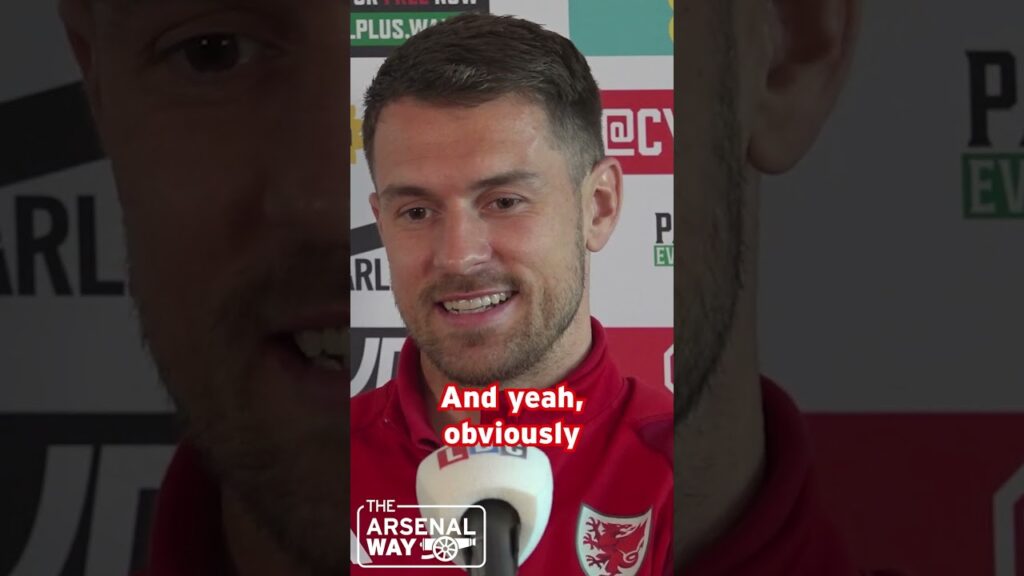 "LEADERSHIP QUALITIES" 💪 | Aaron Ramsey Hails 'Unbelievable' Arsenal Boss Mikel Arteta ❤ #Shorts