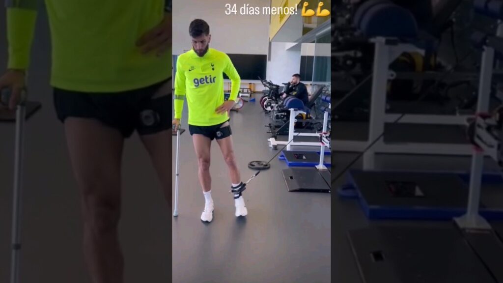 RODRIGO BENTANCUR IN THE GYM: The Spurs Star Working Hard After Anterior Cruciate Ligament Injury