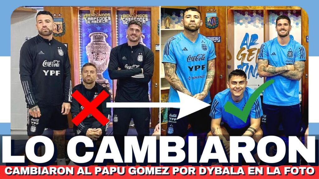 SACARON al Papu Gomez de la foto de los CAMPEONES 😱 | ¿Qué está pasando en la Selección Argentina?