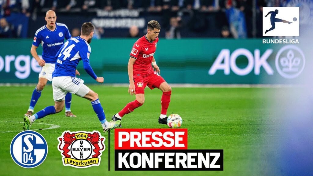 3:0 auf Schalke - Werkself dreht nach der Pause auf | PK nach Schalke 04 🆚 Bayer 04 | Bundesliga