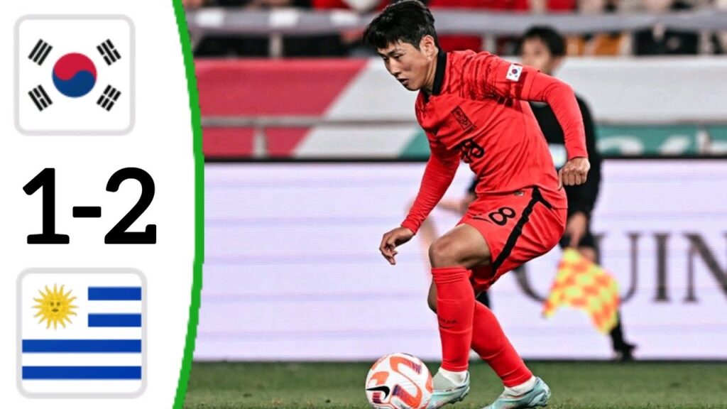South Korea vs Uruguay (1-2) Hwang In-Beom goal, Results and Match Highlights.