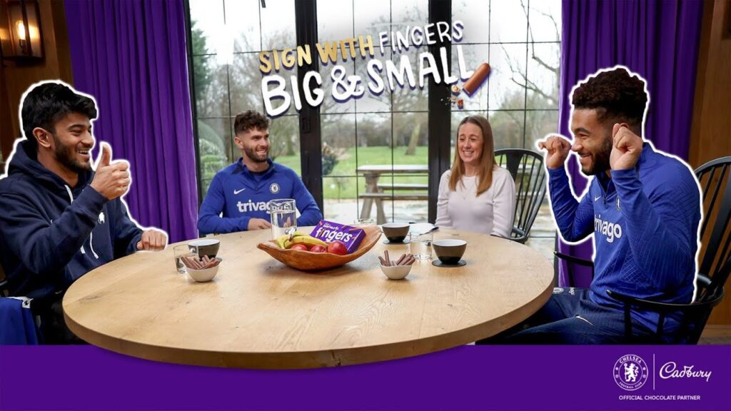 REECE, CHRISTIAN, MAGDA and FRAN sign with Cadbury 🍫