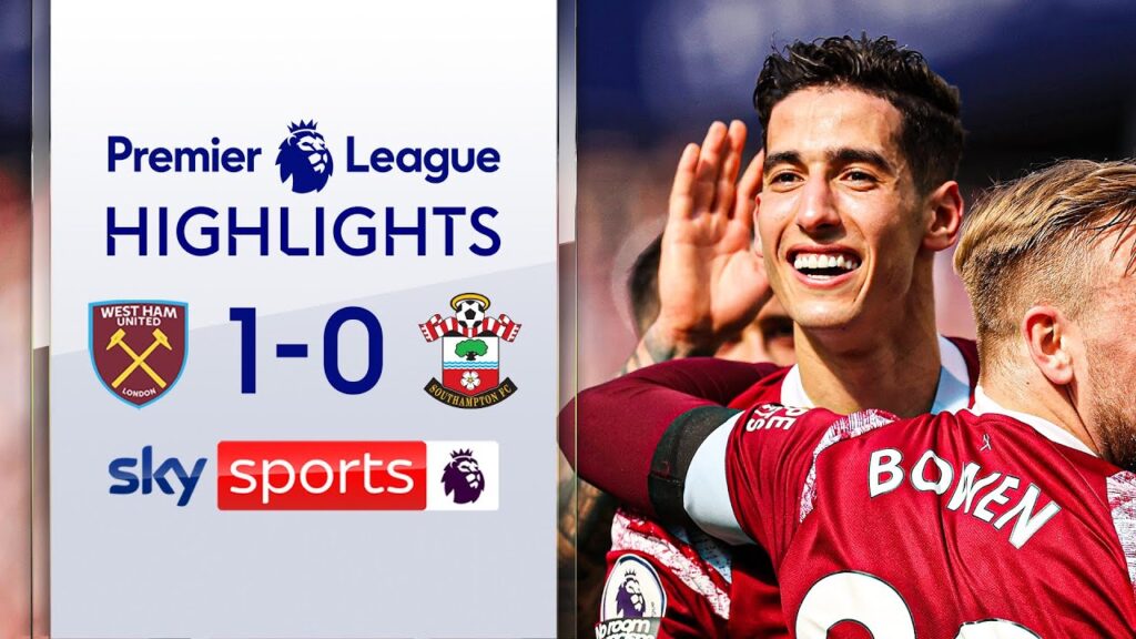 Hammers out of relegation after THUMPING header! | West Ham 1-0 Southampton | EPL Highlights