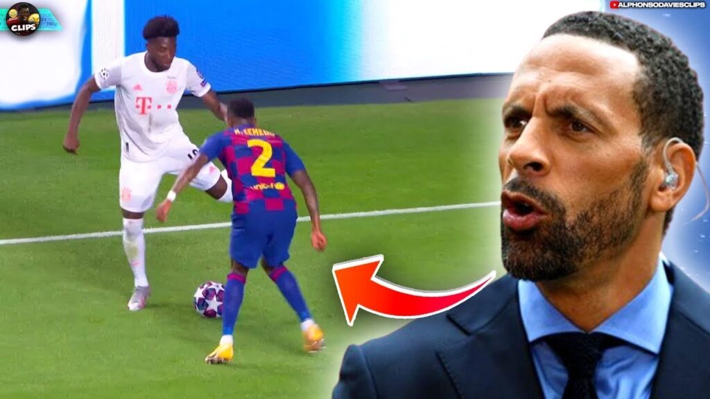 Rio Ferdinand’s reaction to Alphonso Davies humiliating Semedo😂 Rio Ferdinand's reaction to Alphonso Davies humiliating Semedo😂