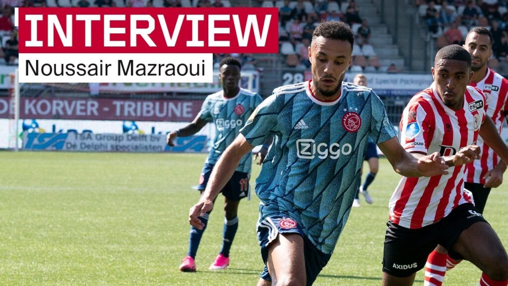 Mazraoui: 'Antony heeft zelfde techniek als Ziyech' | INTERVIEW
