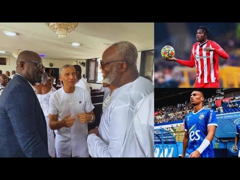 GFA PRESIDENT & CHRIS HUGHTON MEET-SALISU MOHAMMED SET FOR LATE FITNESS TEST-DJIKU RULED OUT-JORDAN