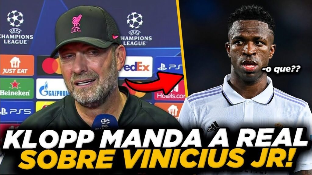 🚨OLHA O QUE KLOPP FALOU DE VINICIUS JR APÓS LIVERPOOL x REAL MADRID pela CHAMPIONS LEAGUE
