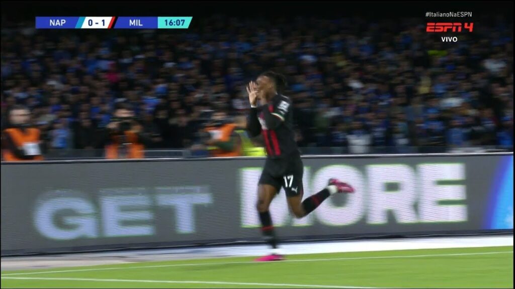 Goal di Rafael Leão oggi | Napoli vs Milan 0-1 | Highlights | Serie A 22/23