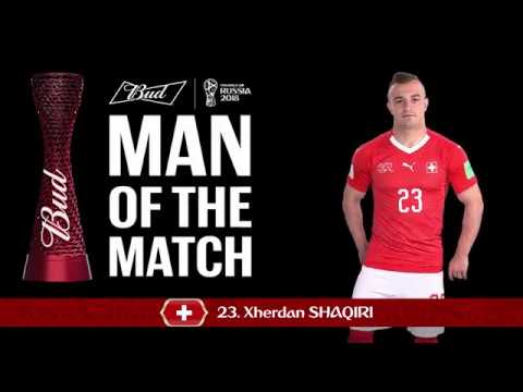 Xherdan SHAQIRI (Switzerland) - Man of the Match - MATCH 26