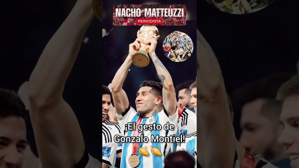 ¿LO SABÍAS? - El gran GESTO que tuvo GONZALO MONTIEL!👏🇦🇷