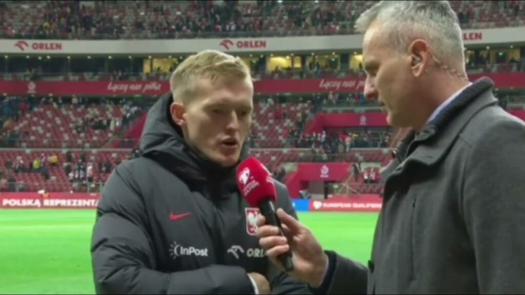 Karol Świderski wywiad po meczu Polska - Albania