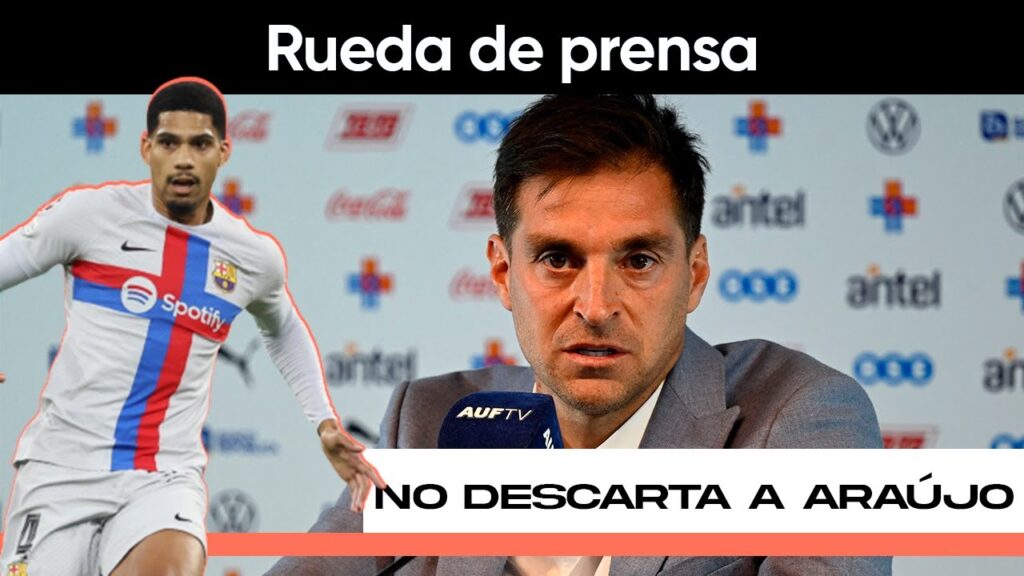 🙏🇺🇾 Diego Alonso no descarta a Araújo